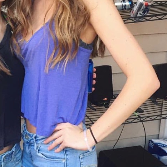 Purple Flowy Tank - Picture 3 of 3